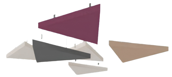 Nuvem Triangular da FlexAcustic